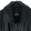 Long sleeve leather jacket M black Sheep leather Men's Used