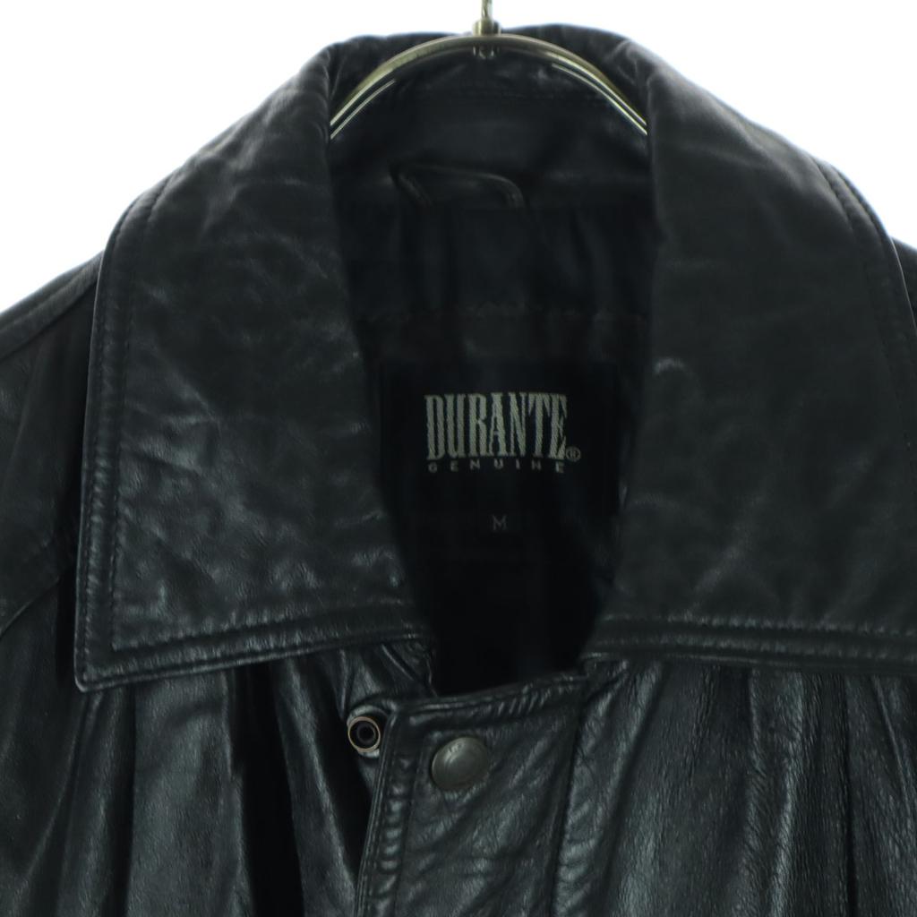 Long sleeve leather jacket M black Sheep leather Men's Used