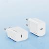 Ładowarka Sieciowa 20W USAMS Power Delivery USB-C Biała + Kabel USB-C Do Lightning 1m