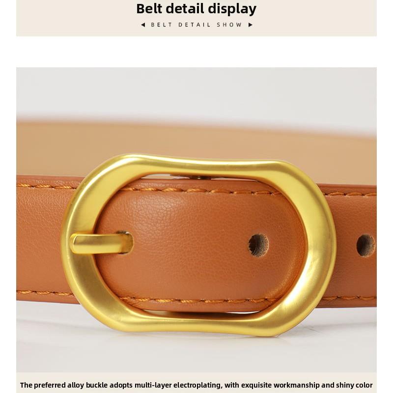 Belt for Women Designer Belts Casusl Fashion Lady Belt Black Brown White Belts for Jeans Strap for Dresses Women's Trousers Belt