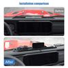  Central Control Panel Phone Holder Organizer Storage Box Container For Jeep Wrangler JL JT Gladiator 2024 Up Stowing Tidying Accessories