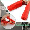 4Pcs 100A Insulated Alligator Clips Electrical Heavy Duty Alligator Clamps, Battery Replacement Cable Metal Spring Loaded Jumper Clips for Car Auto