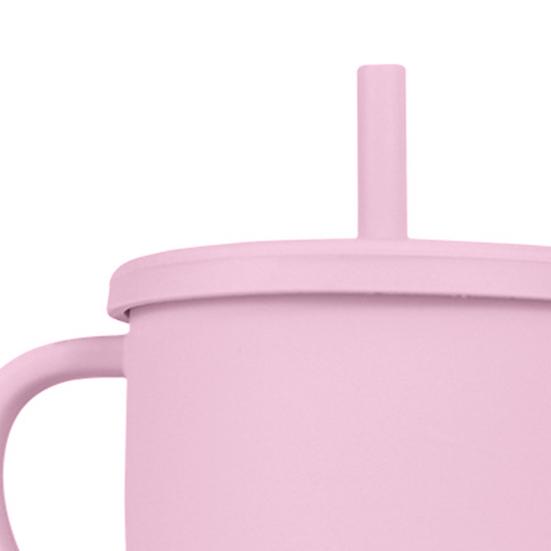 200ML Straw Cup Unbreakable Leakproof Silicone Anti-rupture Toddler Sippy Bottle Kids