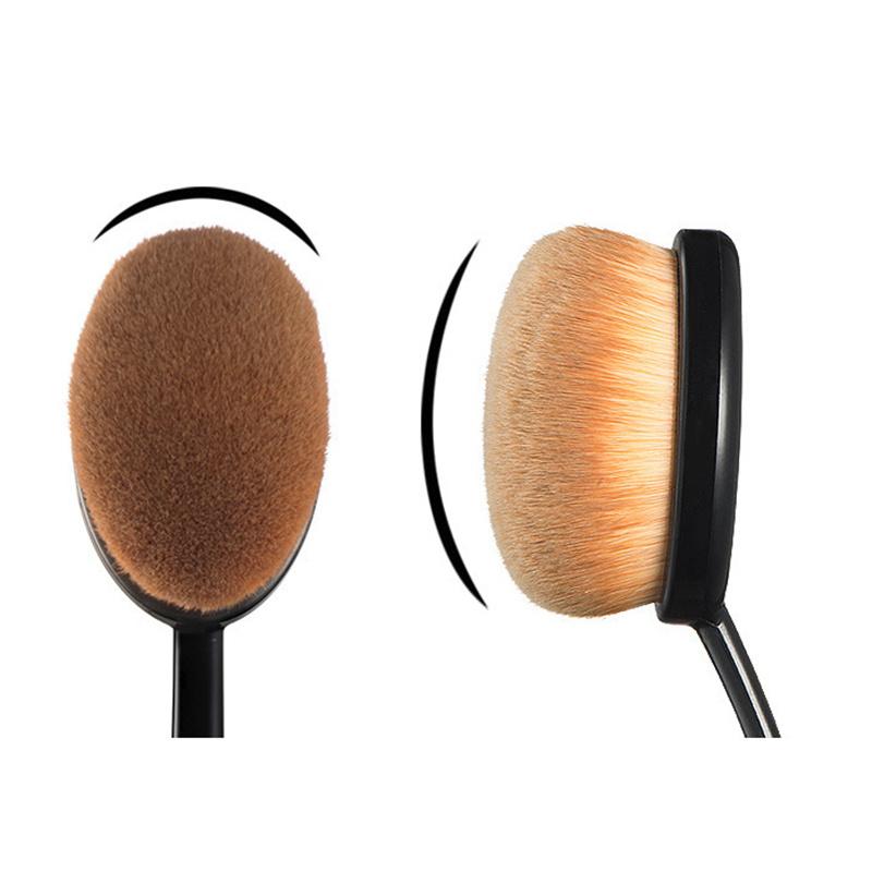 Toothbrush Shape Foundation Highlighter Brush Blush Brush Powder Brush Makeup Tool Single Branch Ultra-fine Fiber Soft Hair