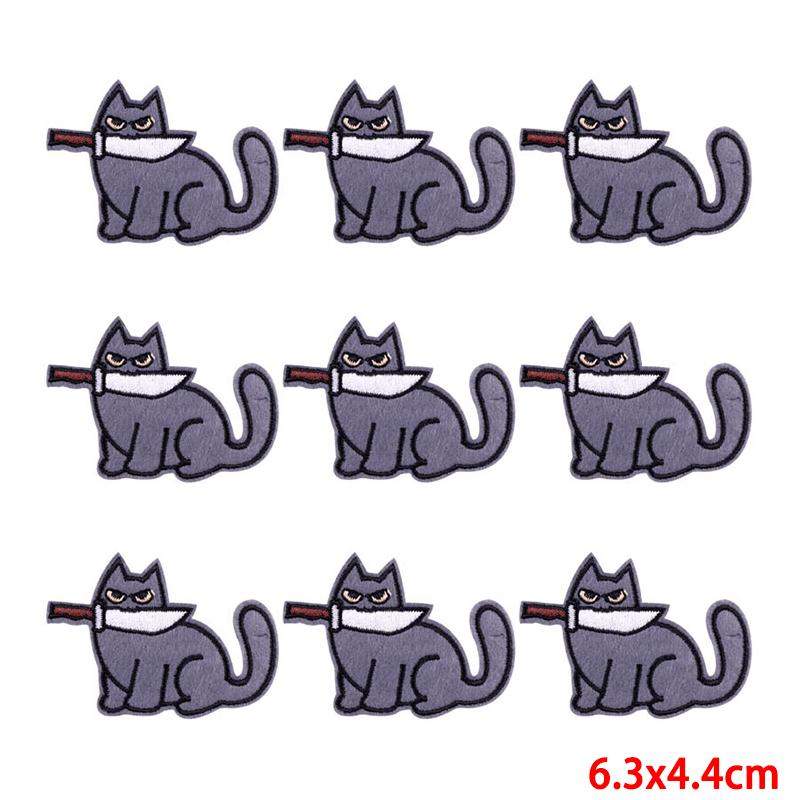 10 Pcs/lot Embroidery Patch Iron On Patches For Clothing Patches On Clothes Jackets Decor Applique Sew Supplies