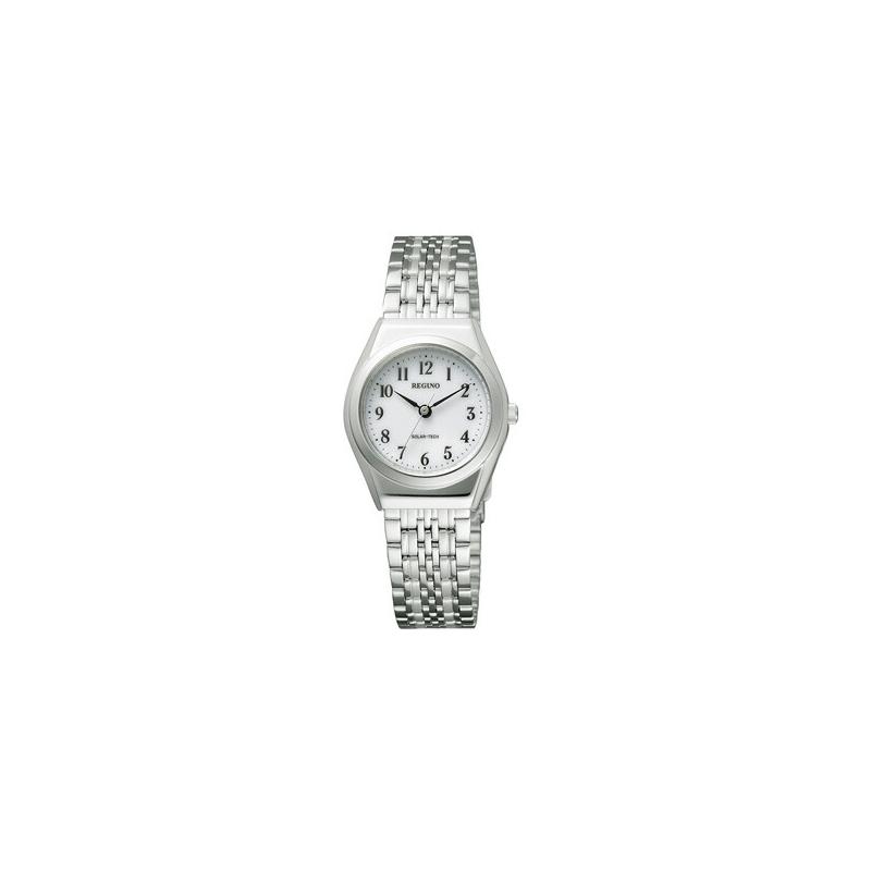 

CITIZEN REGUNO series 50 meters waterproof solar Quartz Steel Strap 29mm women s watch white dial RS26-0043C белый