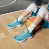 Li Ning Sonic 8 Comfortable Versatile Non-Slip Lightweight Rebound Low-Top Basketball Shoes Kids Basketball Shoes Pure-Blue YKBR042-1