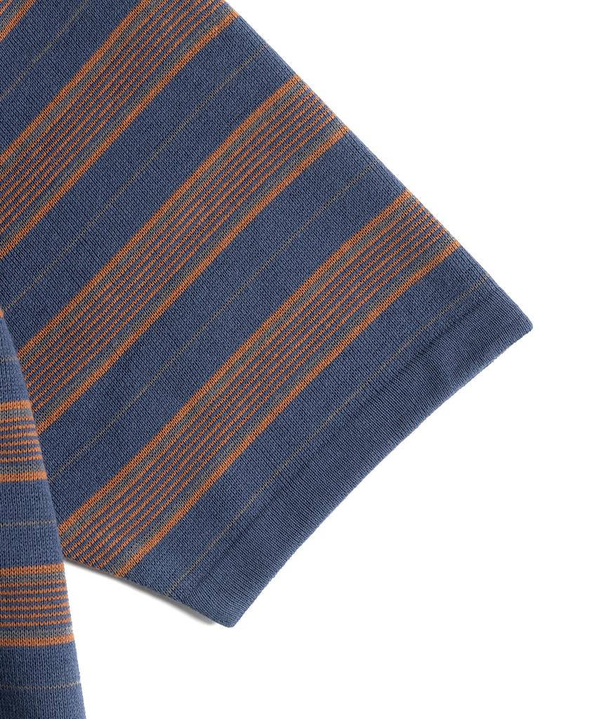 Waildeubeuligseu W23 Knitted Stripe T-Shirt (Blue&Brown)