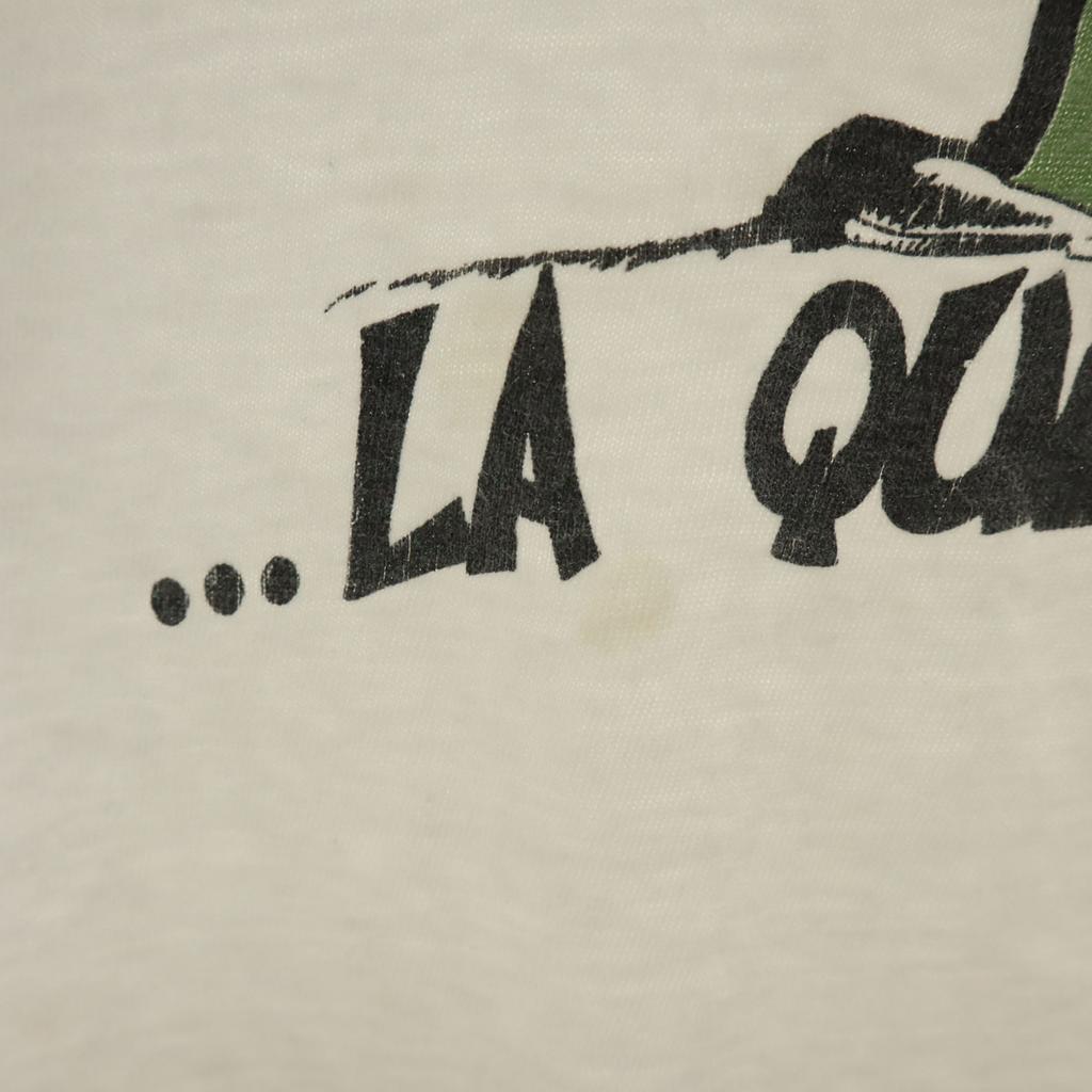 OLD 90s Euro French Military Short sleeve Single stitch T-shirt XL white Men's Used