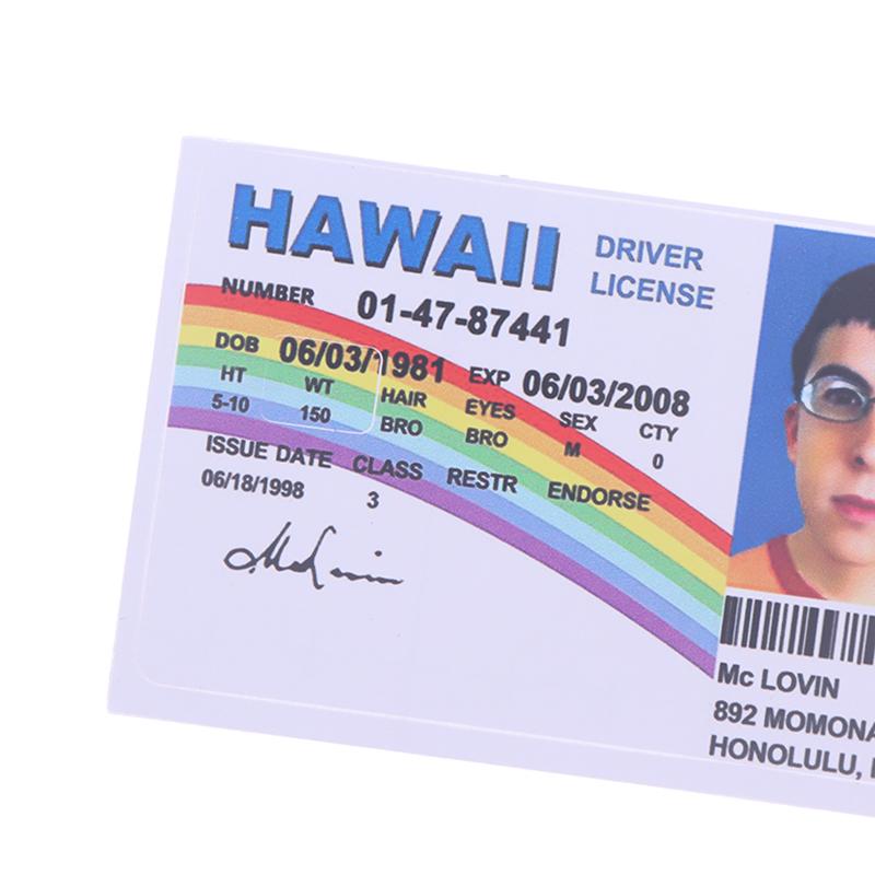 1/4 Pcs Mclovin Bank Credit Cards Bus Pass Stickers Cool Decoration Waterproof Card Driver'S License Credit Card Sticker