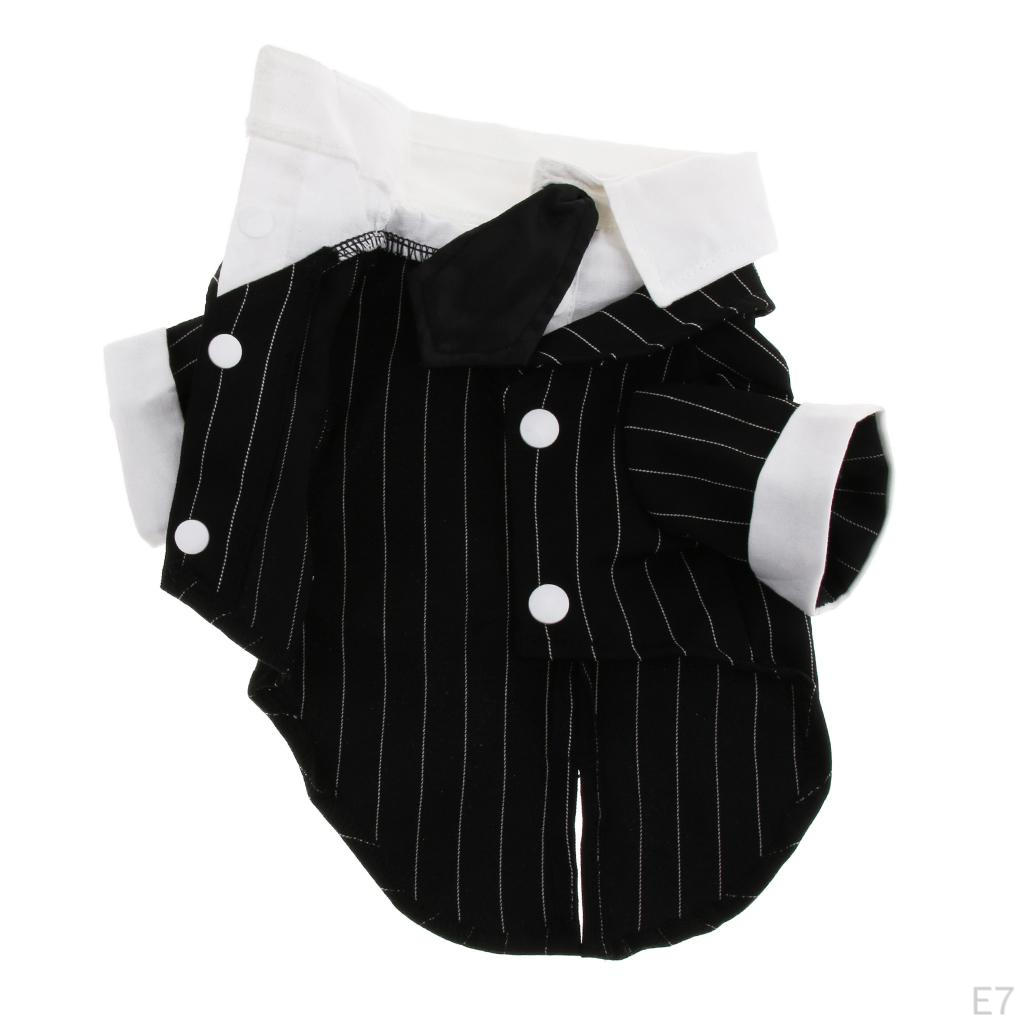 Cat Puppy Clothes Dog Wedding Dress Tuxedo Suit Coat Chihuahua Poodle Pet Apparel