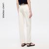 LANCY EUROPE EiLEEN ELITEE Straight Fit White Cotton Jeans