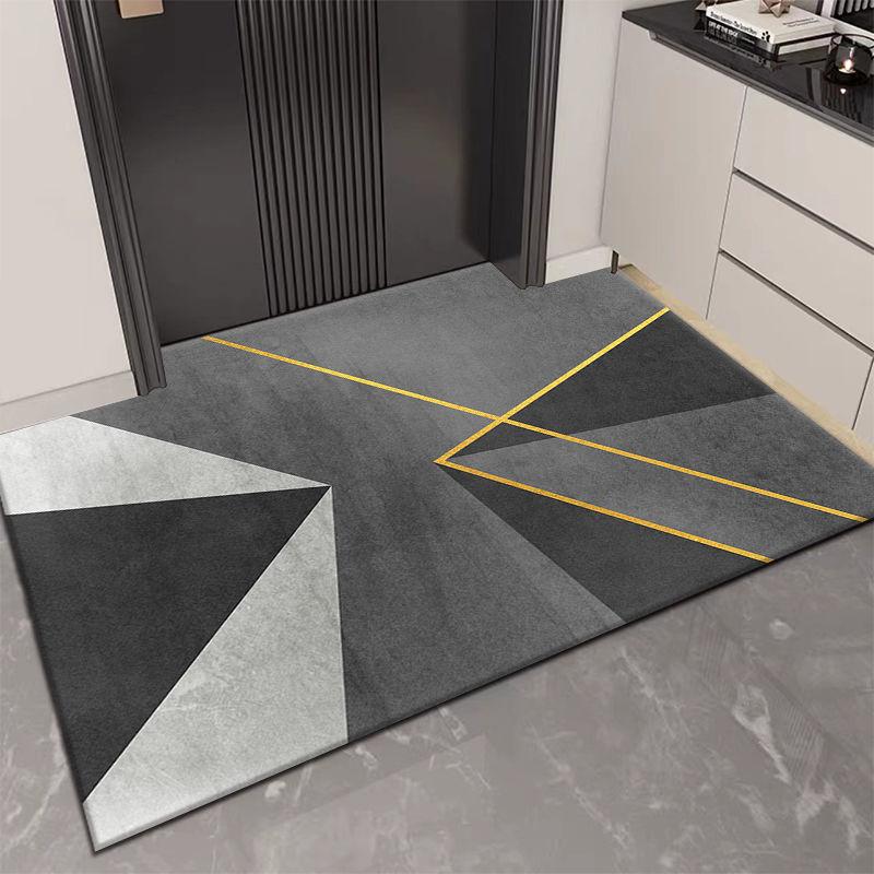 Floor Mat Simple Modern Doormat Durable Anti-slip Household Entrance Bathroom Universal Decoration Water-proof New Carpet Ins