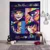 Retro Music Gorillaz Good Quality Anime Tapestry Hanging Tarot Hippie Wall Rugs Dorm Wall Hanging Sheets