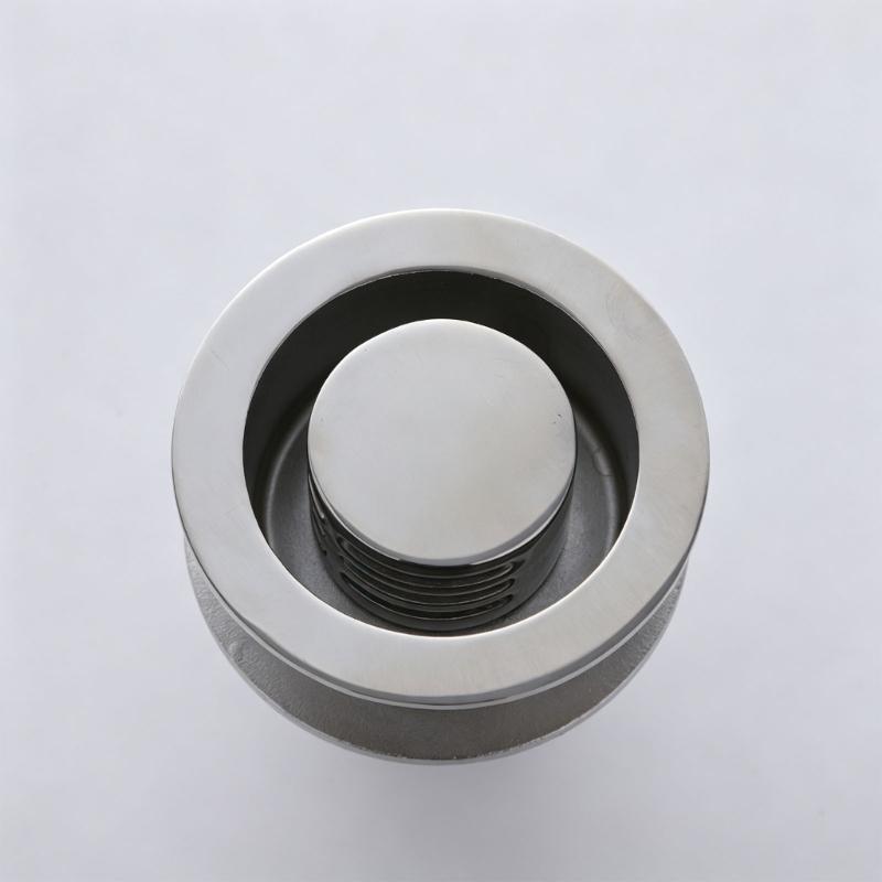 Boat Vent Cover Marine Vent Cap in 316 Stainless Steel, Threaded Stem, Polished Round Flange Hardware Body Design