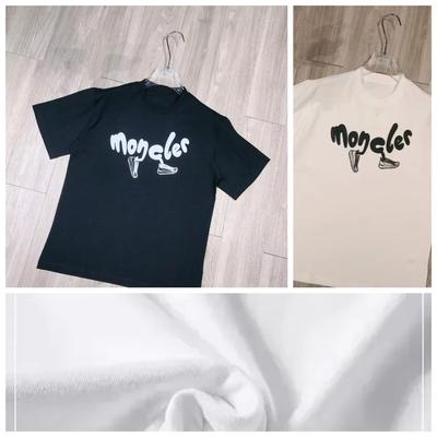 ZX T-shirt Trend Zomer 2025 Nieuwe Trendy Top met Ronde Hals en Korte Mouwen, Casual T-shirt met Losse Pasvorm en Letterprint voor Zowel Mannen als Vrouwen, Puur Katoen