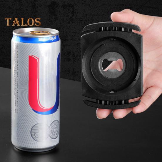 Flaskeåpner i rustfritt stål Multi-Purpose Kraftig bokslokkfjernerverktøy for brus Øl Vin Enkel å bære Kjøkken Gadget