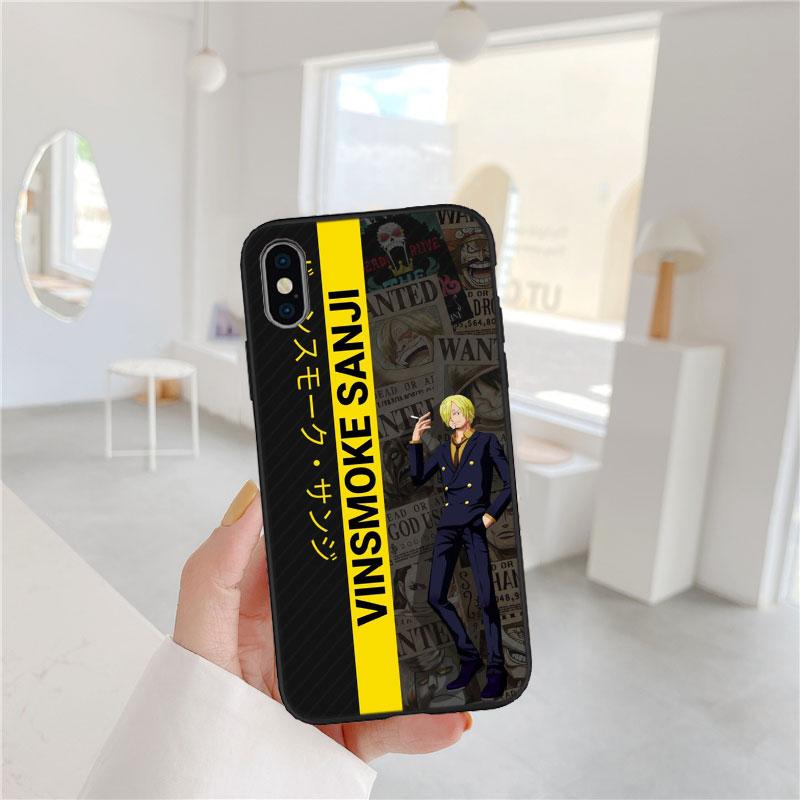 One Piece Anime Soft Shell Phone Case for Redmi Note 10 11 12 Pro Max 10S 10C 10T 11A 11S 12S 12C