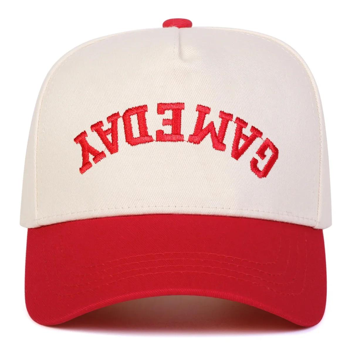 

Unisex Game Day Letter Embroidery Baseball Caps Spring And Autumn Outdoor Adjustable Casual Hats Sunscreen Hat Sports Cap