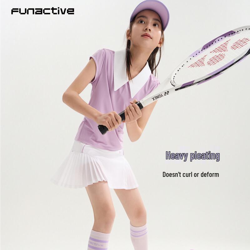 FUN ACTIVE Girls' Pleated Knit Skirt