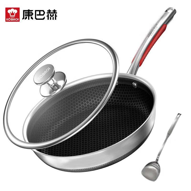 Kangbach 28cm 316L Stainless Steel Non-stick Frying Pan