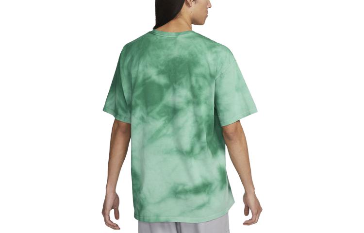 Nike Sportswear Essentials T Shirts Men's Earthy Blue Crew Neck Moderate Straight Fit FJ9361-346