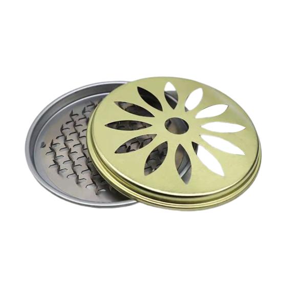 Wear-resistant Mosquito Coil Holder Lids Design Metal Convenient Durable Mosquito Repellent Incense Rack for Home