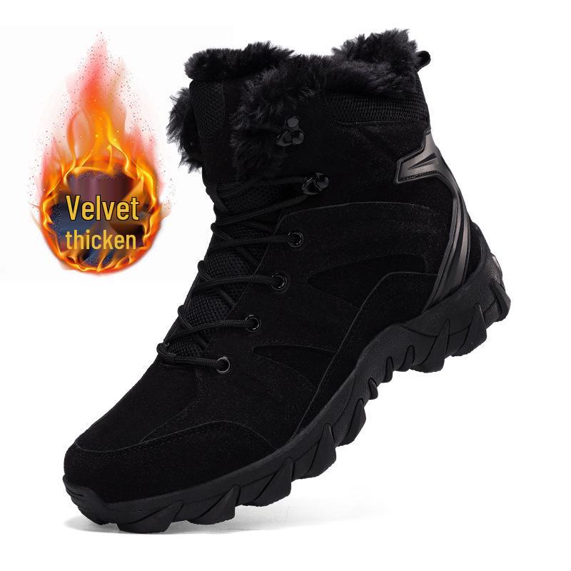 Magnum Special Forces Fleece-Lined Tactical Combat Boots - Wear-Resistant, High-Top, Warm Hiking Boots 41 серый/чёрный