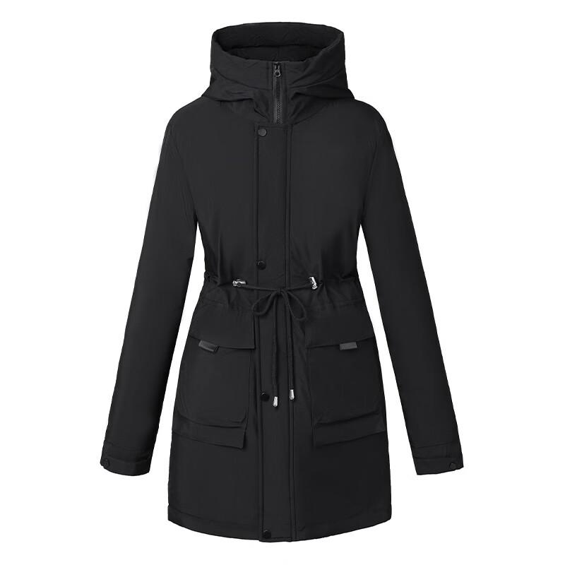 Teluoman Unisex Hooded Winter Parka Cotton Coat