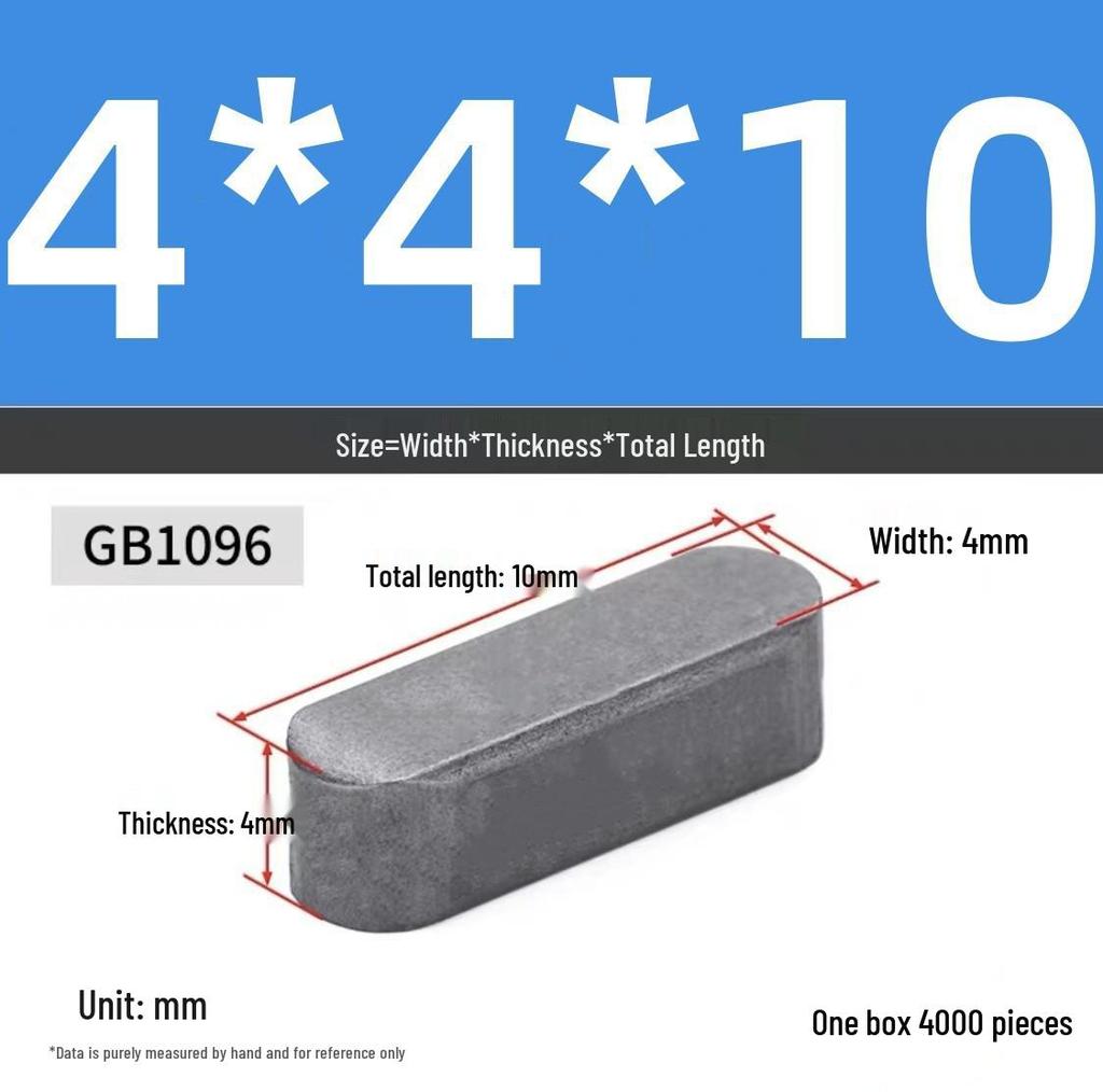 A3 Material Double Round Head Key Pin, Plain Key, Type A, Complete M3/M4/M5 Specifications