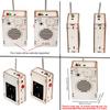 Wooden Walkie Talkie Kit for Kids DIY Wireless Communication Toy STEM Science Educational Project Learning Gift for Kids
