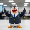 Angry Animal Figurine Resin Flip The Bird Animal Ornament Desktop Middle Finger Animal Statue for Home Office Desk Shelf Decor