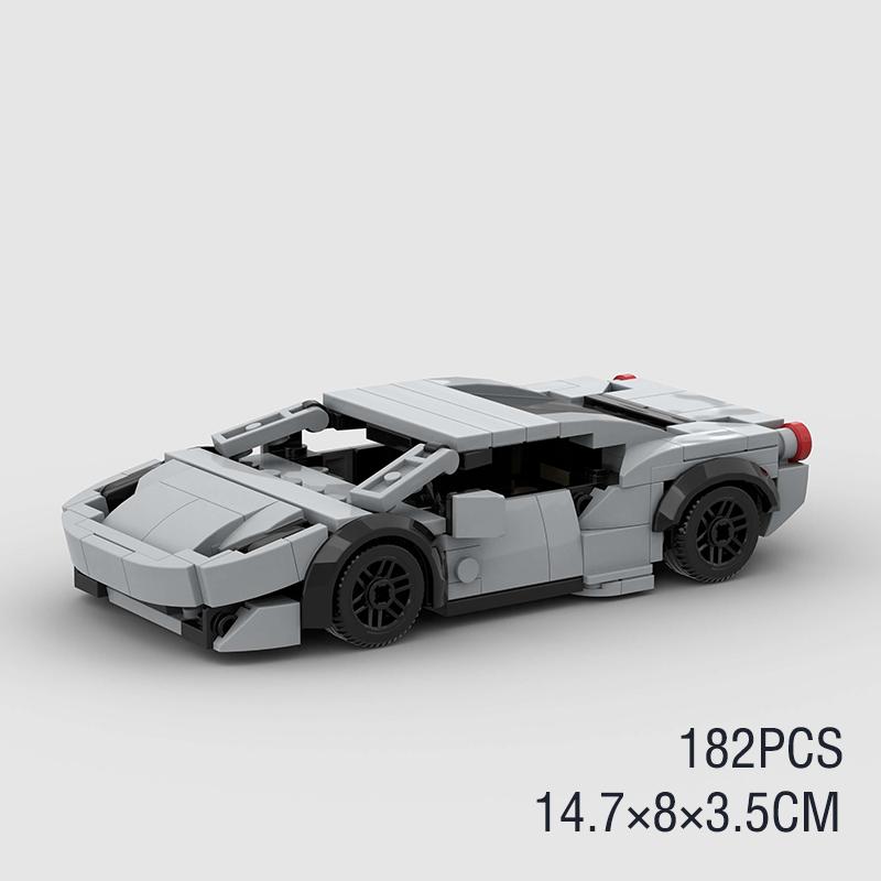 MOC Viteză Sport Super Mașină de Curse Model Blocuri de Construcție Pickup Poliție Cărămizi Vehicul de Curse de Oraș SUV Tehnic Raliu Sport Jucărie