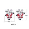 Funny Santa Claus Shaped Cufflinks Father Christmas Enamel Sleeve Button For Mens Shirt Suit Tuxedo Blouse Jewelry Xmas Gfit
