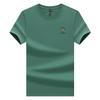 STORN Pure Cotton Business Casual Short Sleeve Crew Neck T Shirt Embroidery Paul Style T Shirt