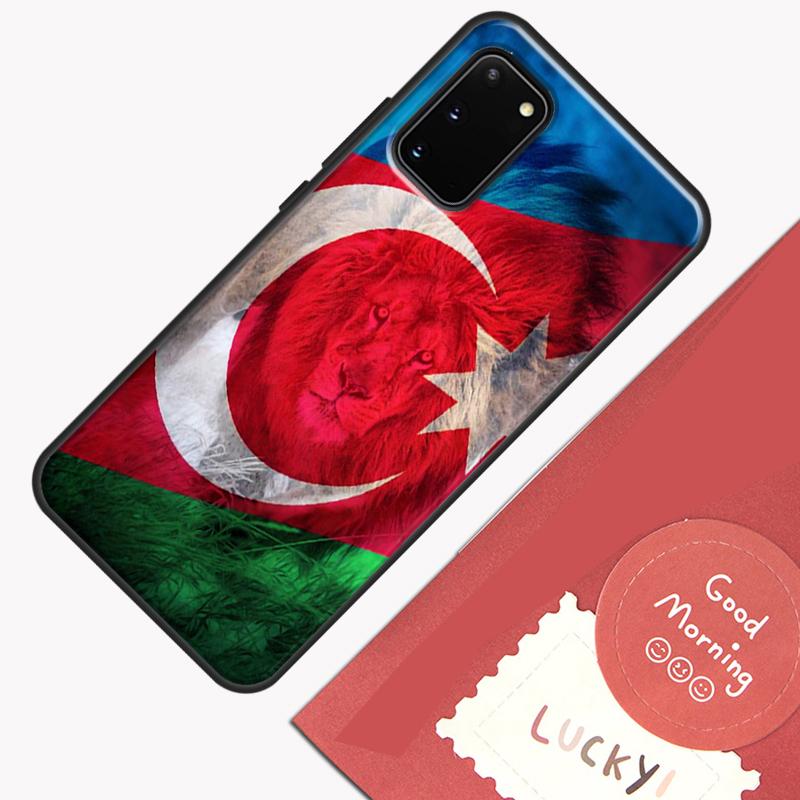 Azerbaijan Buta Flag Phone Case For Samsung Galaxy S26 S25 S24 S20 S21 S22 S23 Ultra S10 Plus S25 FE Cover Shell