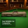 Billiard Cue Case Zippered Snooker Heavy-Duty Soft