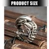 Retro Punk Inspired Open Adjustable Copper Finger Ring For Parties Weddings And Everyday Fashion Accessory