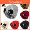 Punk Style Beanie Knit Hat With Sunglasses For Winter Outdoors