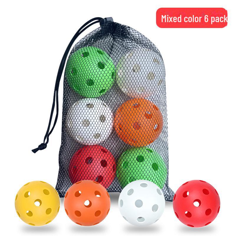 Dual Use 72mm Pickleball with 26 Holes for Indoor & Outdoor Practice