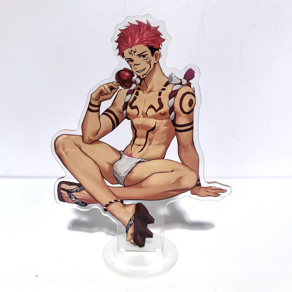 Animation Jujutsu Kaisen Stand Acrylic Animation Design Figure Itadori Yuji Fushiguro Megumi Gojo Satoru Nanami Kento Miniatures Fans Presents