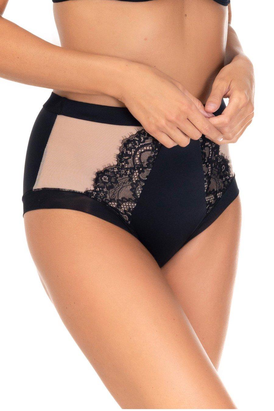 

Трусики сліп Rosme (74995) 2(S) прозорий колір чорний