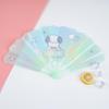 Mini Cartoon Handheld Folding Fan - Cute Student Design with Customizable Logo