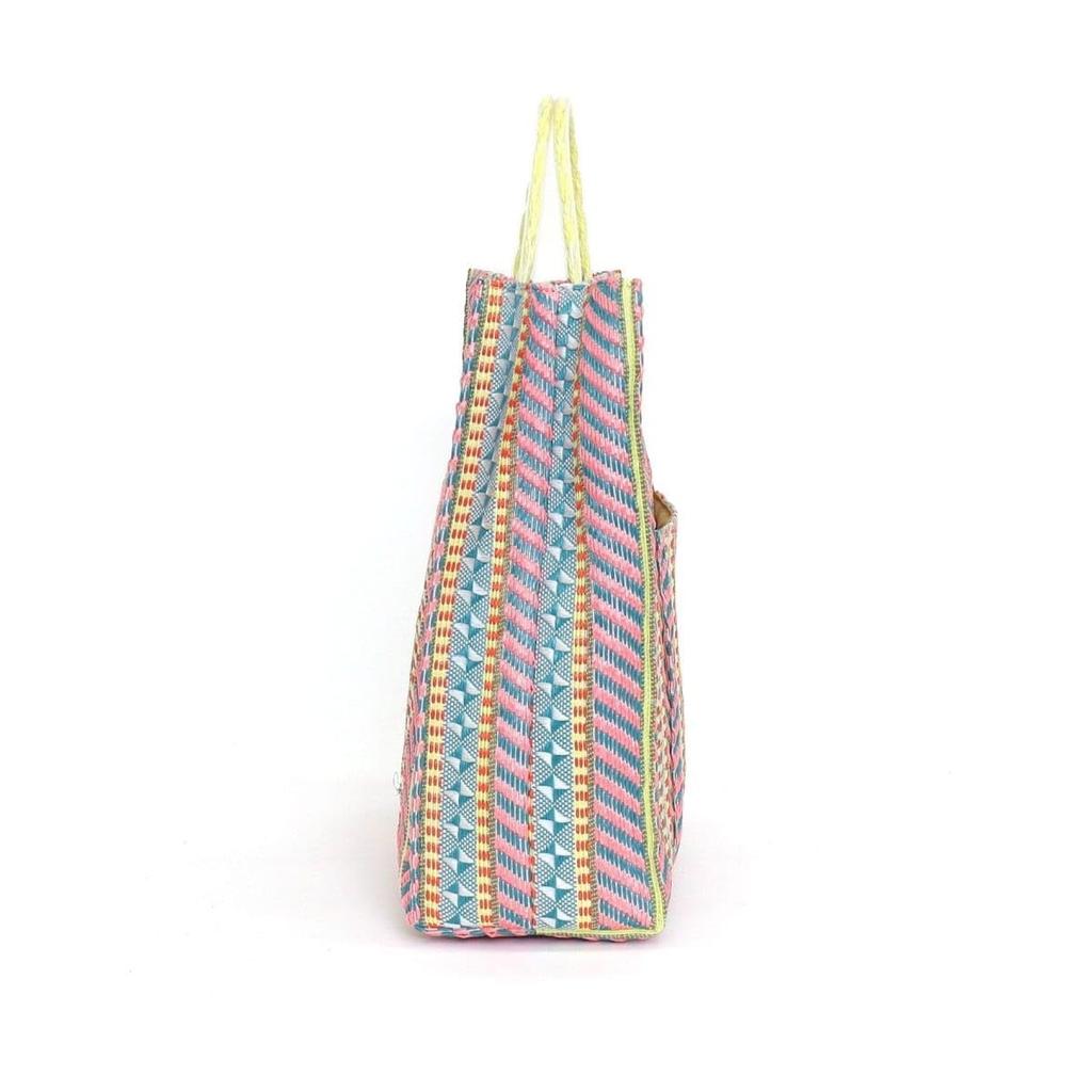 Cuco Tube Handle x Colorful PP Square Tote Bag 2513111054 Khaki (024)