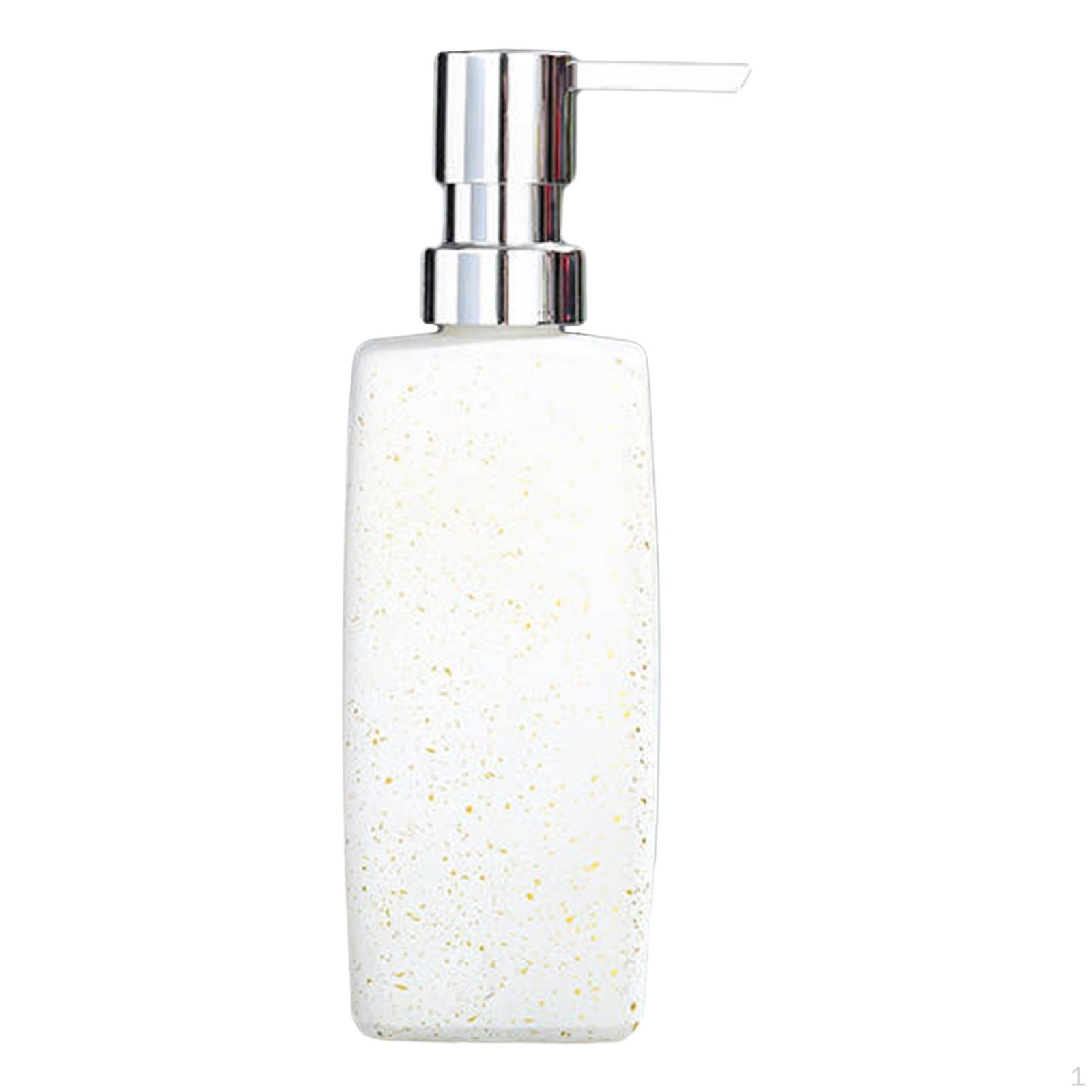 

Crystal Clear Lotion Dispenser for Bathroom And Kitchen білий