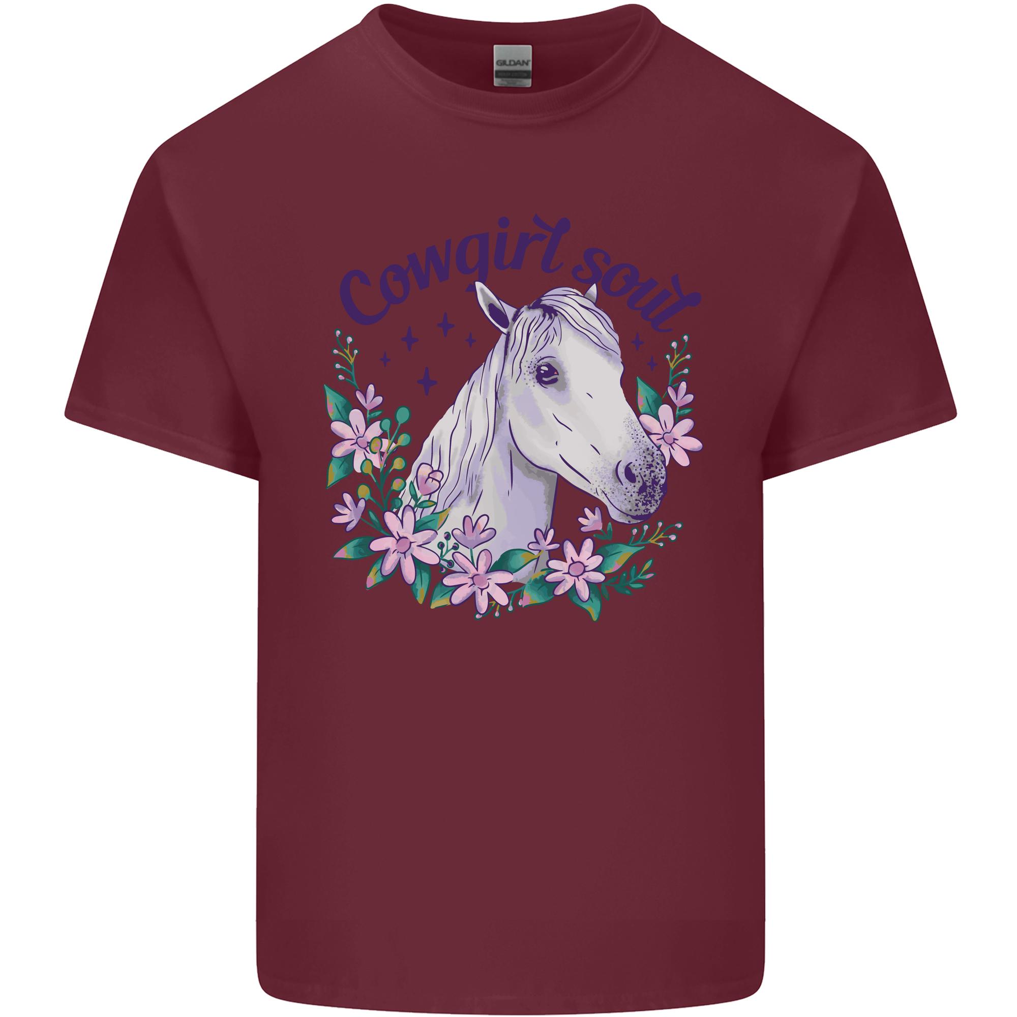 Cowgirl Soul Equestrian Horse Unisexs Light Cotton TShirt S