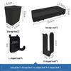 Wall-Mounted Stainless Steel Pegboard Organizer Shelf