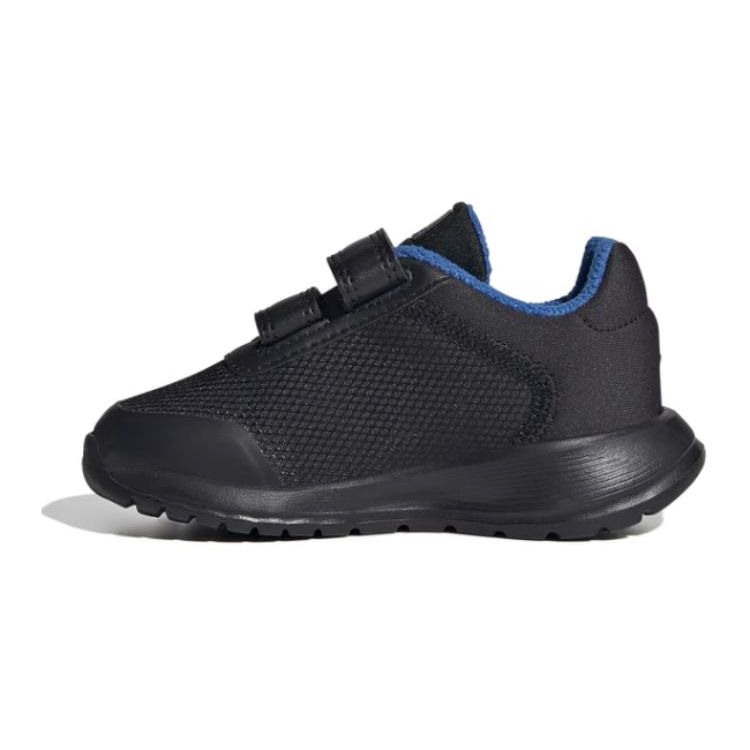 Adidas Tensaur Run 2.0 Comfortable Versatile Soft Sole Non-Slip Wear-Resistant Mid-Top Kids Casual Shoes Baby Casual Shoes Black Blue IF0361