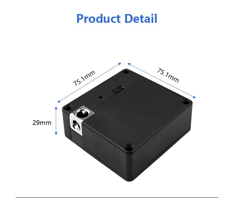 Electronic Cabinet Lock Kit Set with Smart Card TTLock App Entry-Hidden DIY Locks for Wood Door Cabinets/Drawers/Lockers