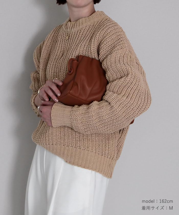 Yours Mohair Chunky Knit Pullover BAXU1215, Women's, Medium, Off-White